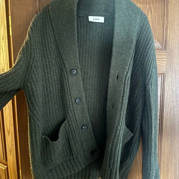 Buck Mason Green Herdsman Cardigan s L - Picture 6 of 6